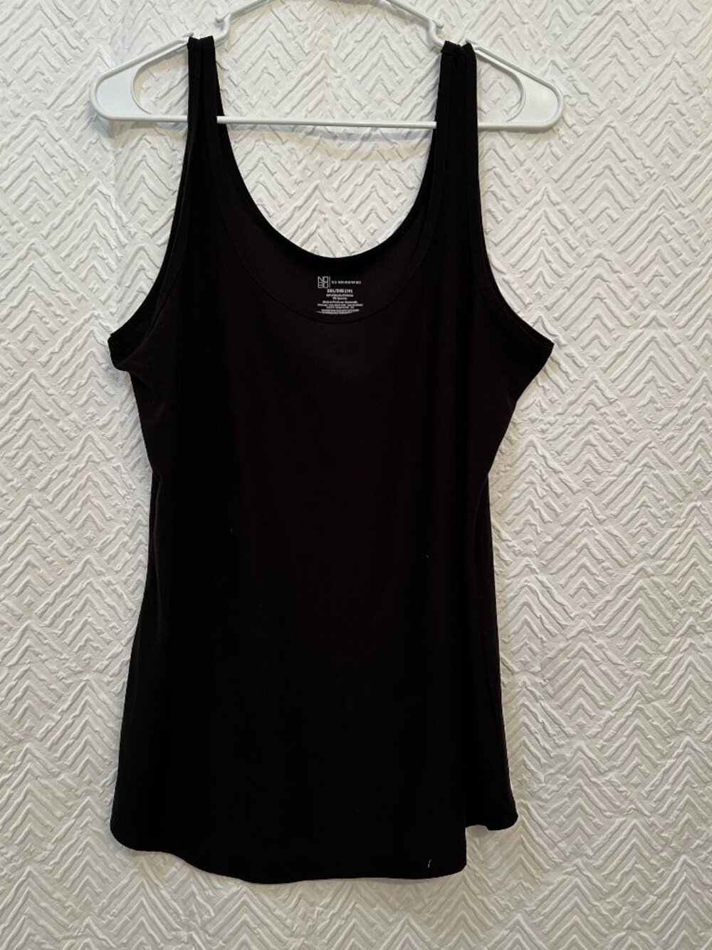No Boundaries Women's Round Neck Black Tank Top Size XXL